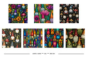 Garden Gnome Retro Art Style Pattern, a Pattern Graphic by karenfoleyphoto (Thumbnail 5 of 8)