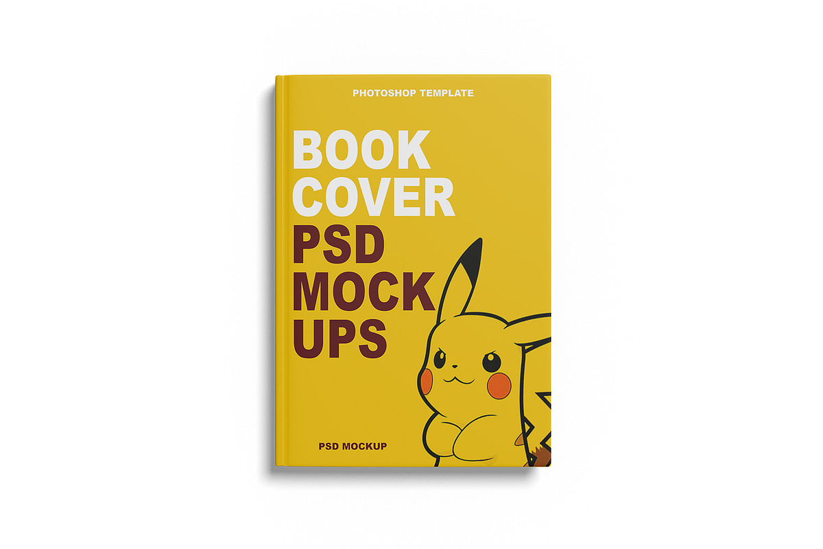 Book Cover Mockup, a Books & Magazine Mockup by mockupbuys (Photo 28 of 38)
