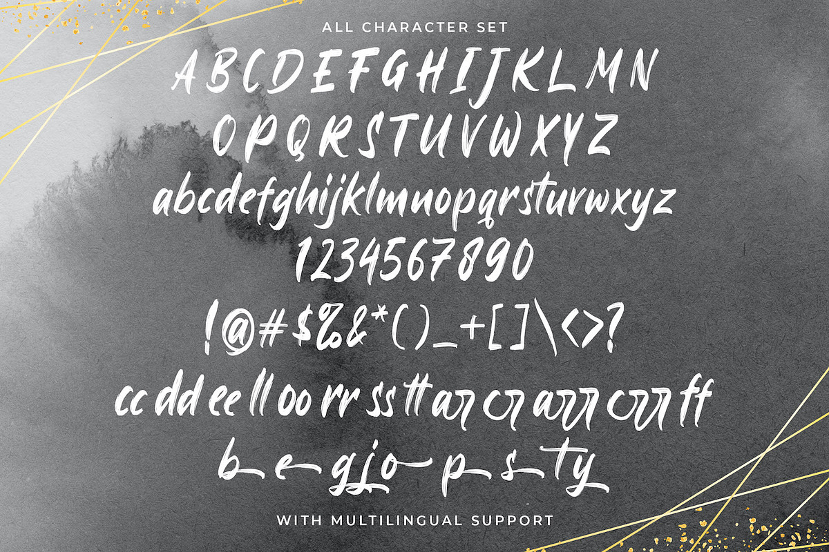 Ayus - Handbrush Script Font, a Handwritten Font by StringLabs (Photo 11 of 12)