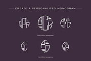 Currituck Monogram Font, a Font by Haute Papier (Thumbnail 2 of 6)