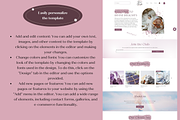 WIX Website Template Spiritual Pink, a Wix Template by Wixify Studio (Thumbnail 9 of 10)