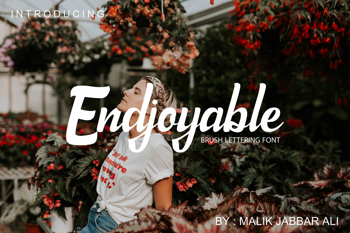 Endjoyable Brush Lettering Font