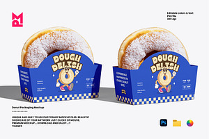 Donut Packaging Mockup