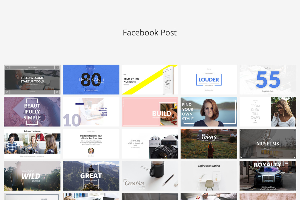 Blog Social Media Banners, a Social Media Template by Web Donut (Photo 3 of 9)