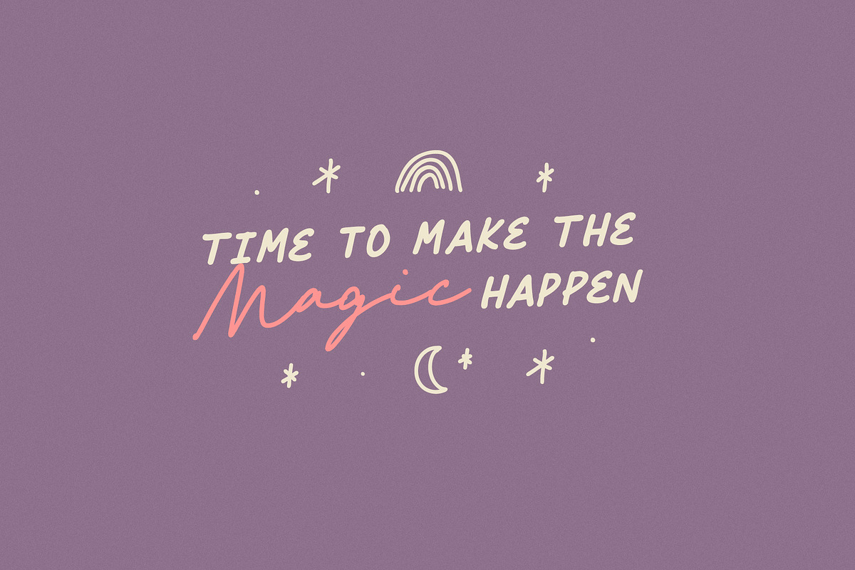 Mellow Morning Font Duo + Doodles, a Font by Sam Parrett (Photo 8 of 11)