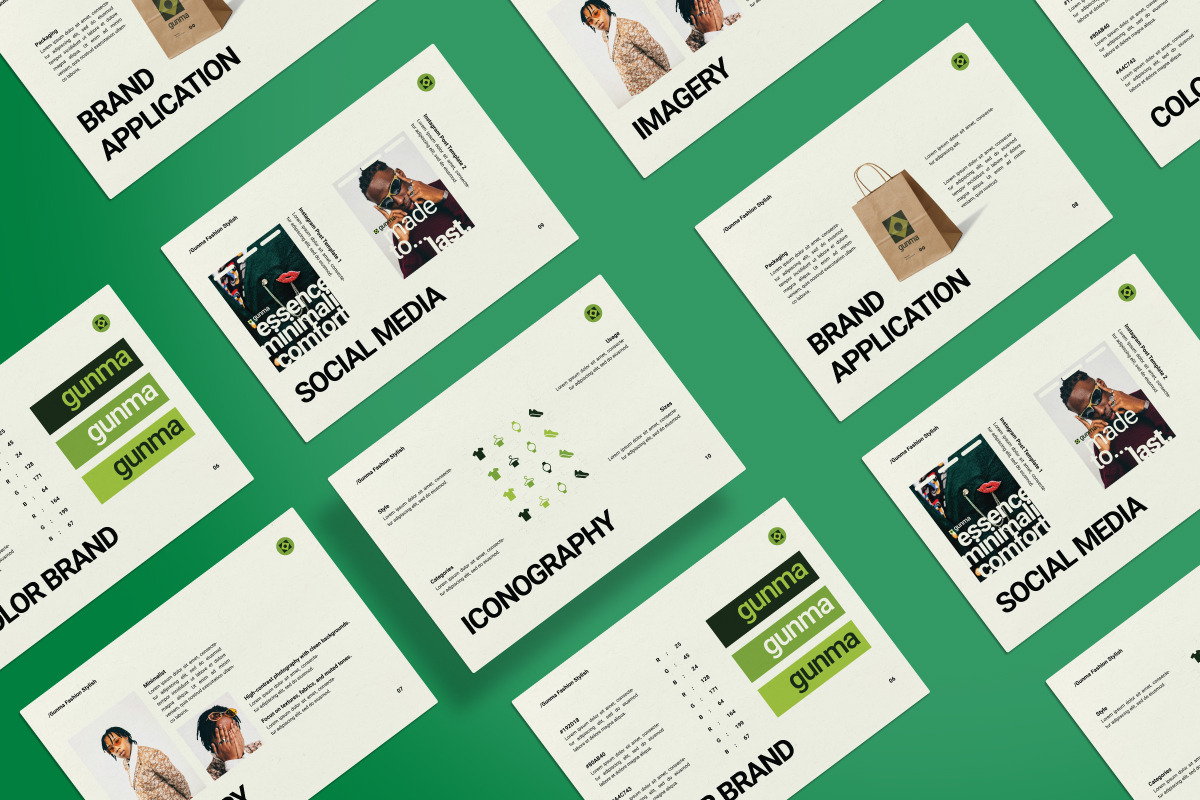 Gunma - Stylish Brand Guideline, a Branding & Logo Template by productype1 (Photo 3 of 3)