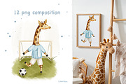 Sports friends. Animal collection, an Animal Illustration by Linerisyart (Thumbnail 10 of 13)