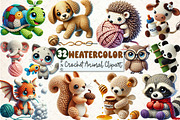Crochet Animal Sublimation, a Seasonal Illustration by Rose Art (Thumbnail 1 of 4)