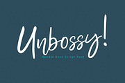 Unbossy | Handdwritten Script Font, a Script Font by Artstudio (Thumbnail 1 of 6)