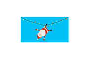 Merry Christmas Cards with Santa, a Social Media Template by Plaid4You (Thumbnail 5 of 5)
