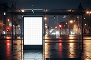 Lightbox Bus Stop Poster Mockup, an Advertising Mockup by graphypix (Thumbnail 3 of 4)