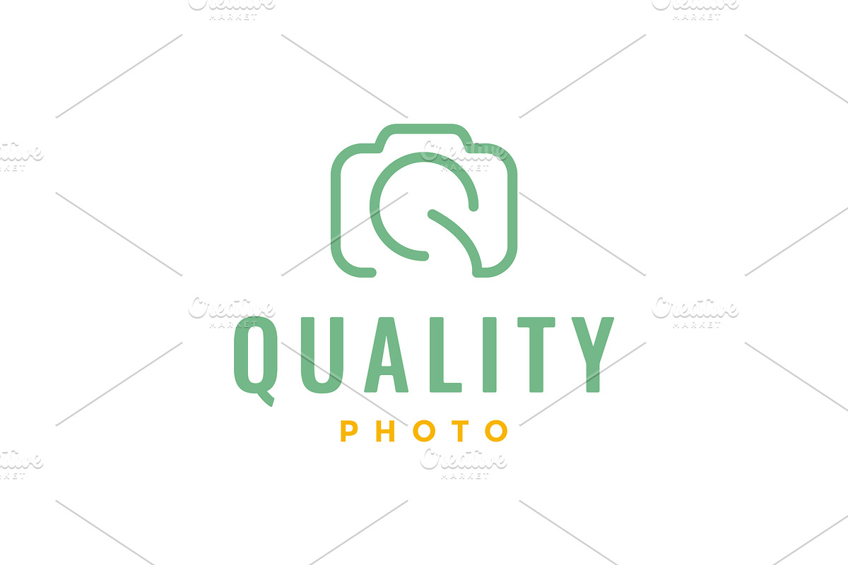 letter q camera photography logo, a Branding & Logo Template by devastd