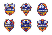 badminton badge logo design, a Branding & Logo Template by Abdul Aris (Thumbnail 2 of 2)