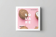 Four Fold Square Brochure Mockup, an Advertising Mockup by DesignRushMarket (Thumbnail 10 of 13)