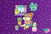 Lindo Día - Sello Digital Digistamp, an Illustration by Candy Horror Shop (Thumbnail 3 of 3)