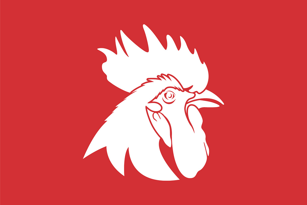 Rooster Mascot, a Branding & Logo Template by Atlantis X Nurman Arbai (Photo 2 of 3)