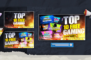 Gaming Youtube Thumbnails Pack 3, a Social Media Template by Lordsse (Thumbnail 2 of 2)