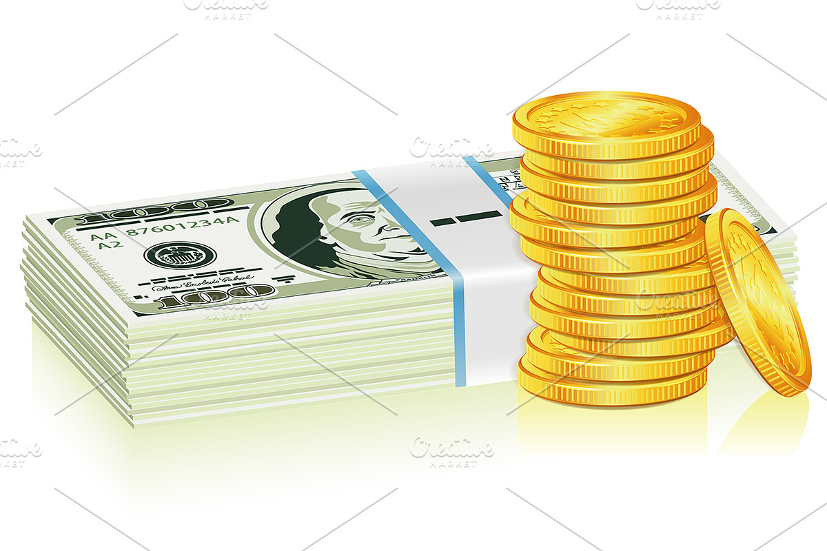 Money, Paper currency, Credit Cards, a Finance Illustration by TAlex (Photo 3 of 6)