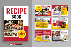 Cookbook Recipe Book Design Template, a Brochure Template by Tanuart