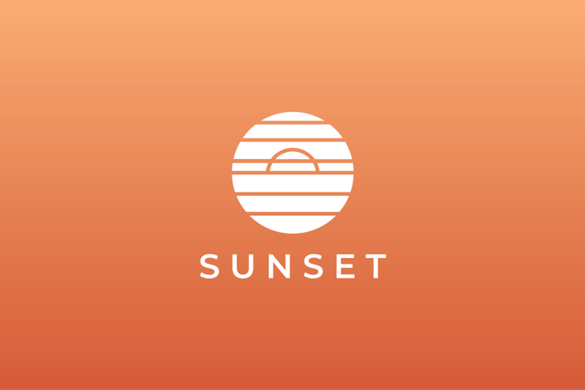 Sunset Logo Vector Illustration, a Branding & Logo Template by yopie