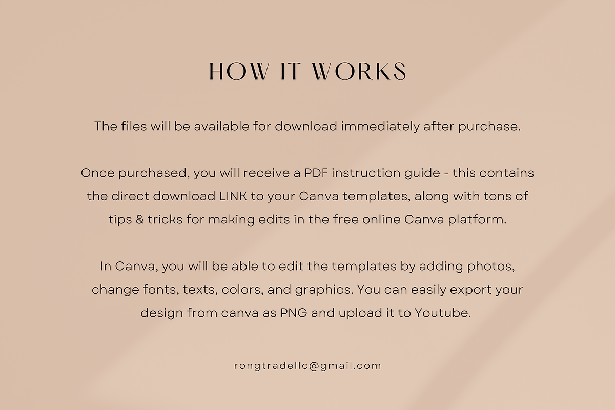 Brown YouTube Branding Kit, a Social Media Template by ShopRShop (Photo 7 of 7)