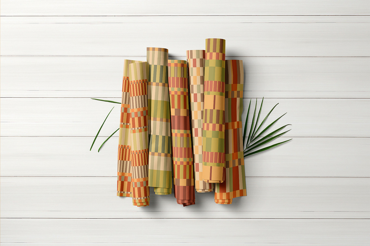 Cozy autumn geometric patterns, a Pattern Graphic by Tani Kuzminka (Photo 21 of 25)