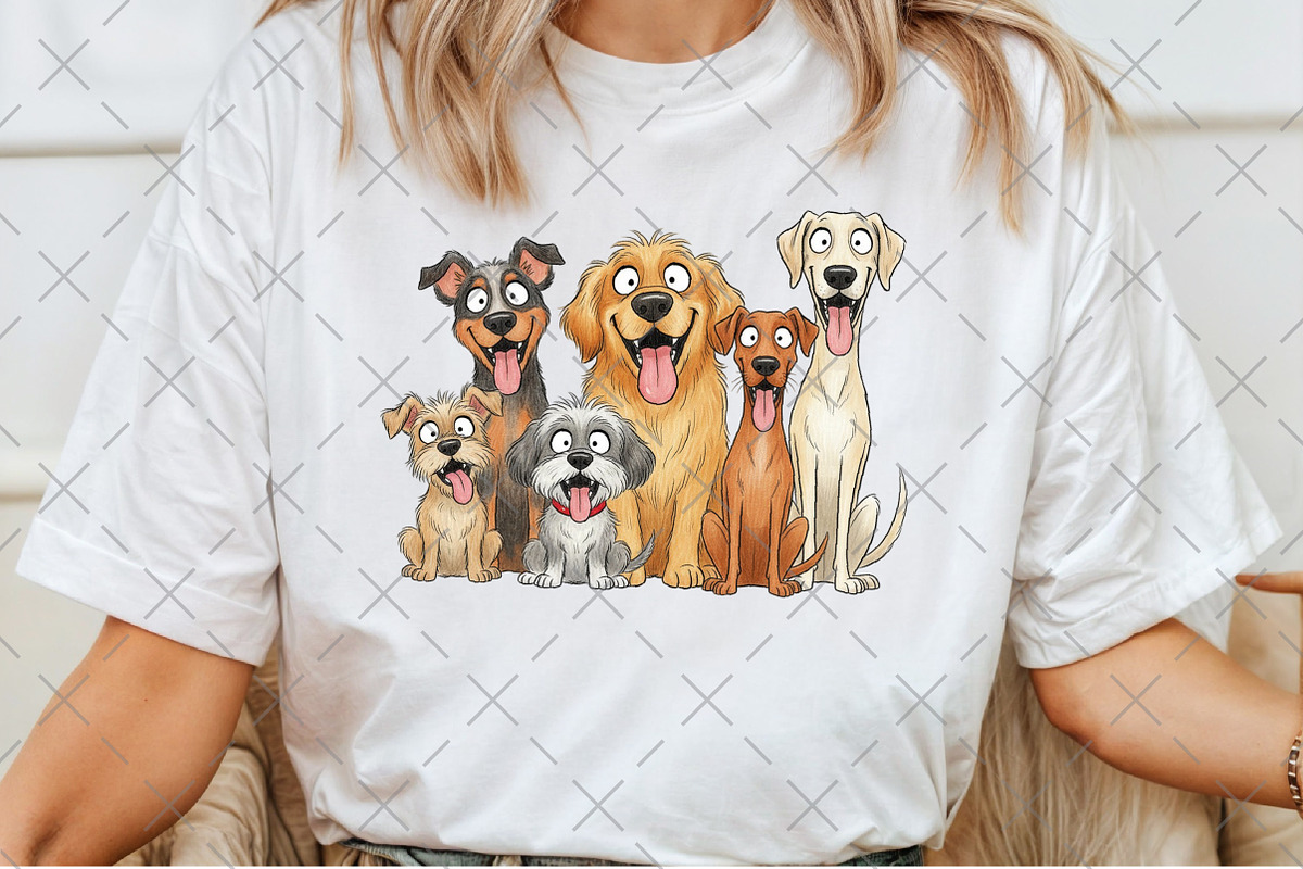 Whimsical Funny Dog PNG, an Illustration by Craft Nest (Photo 4 of 6)