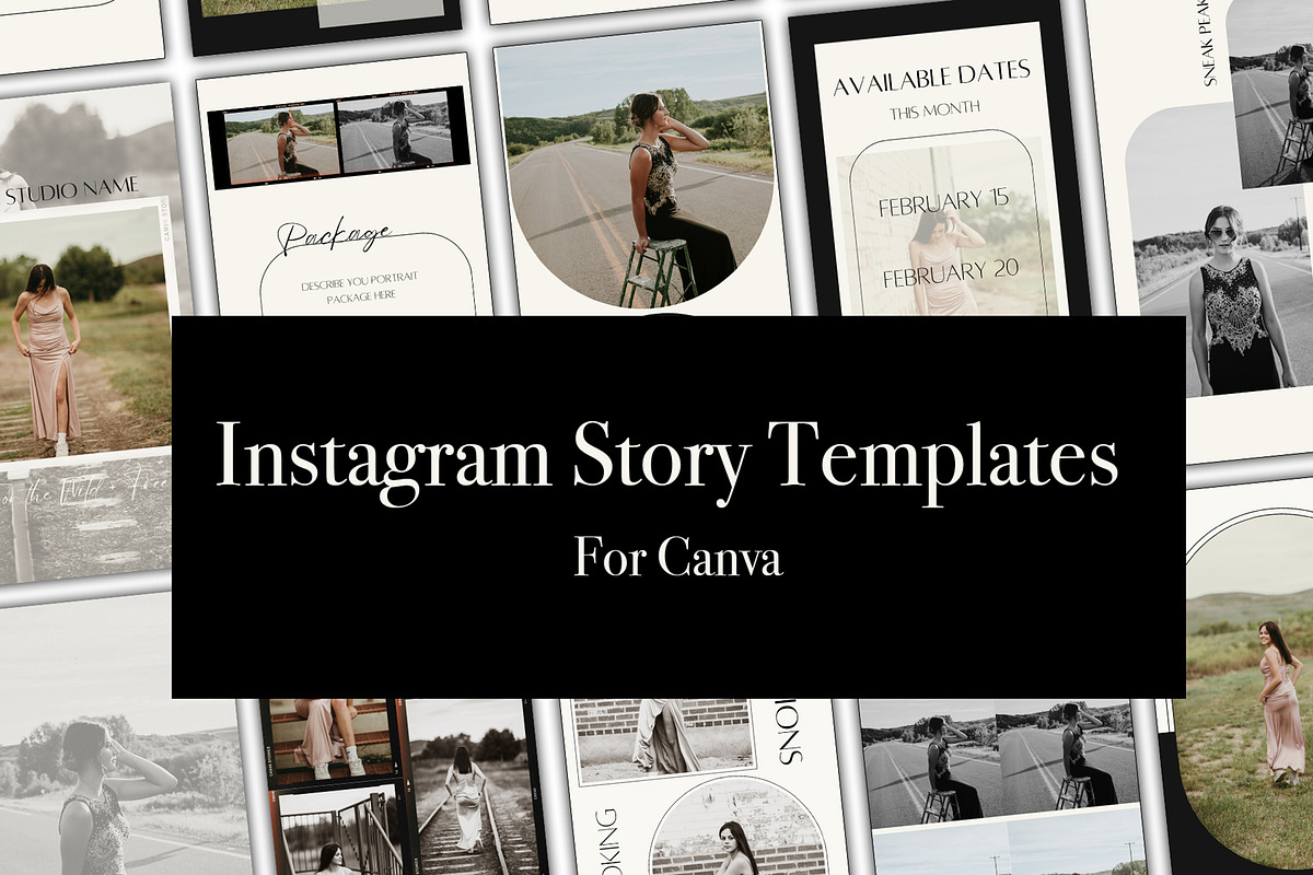 Instagram Templates for Photographer, a Social Media Template by Wild Wander Collective (Photo 1 of 6)