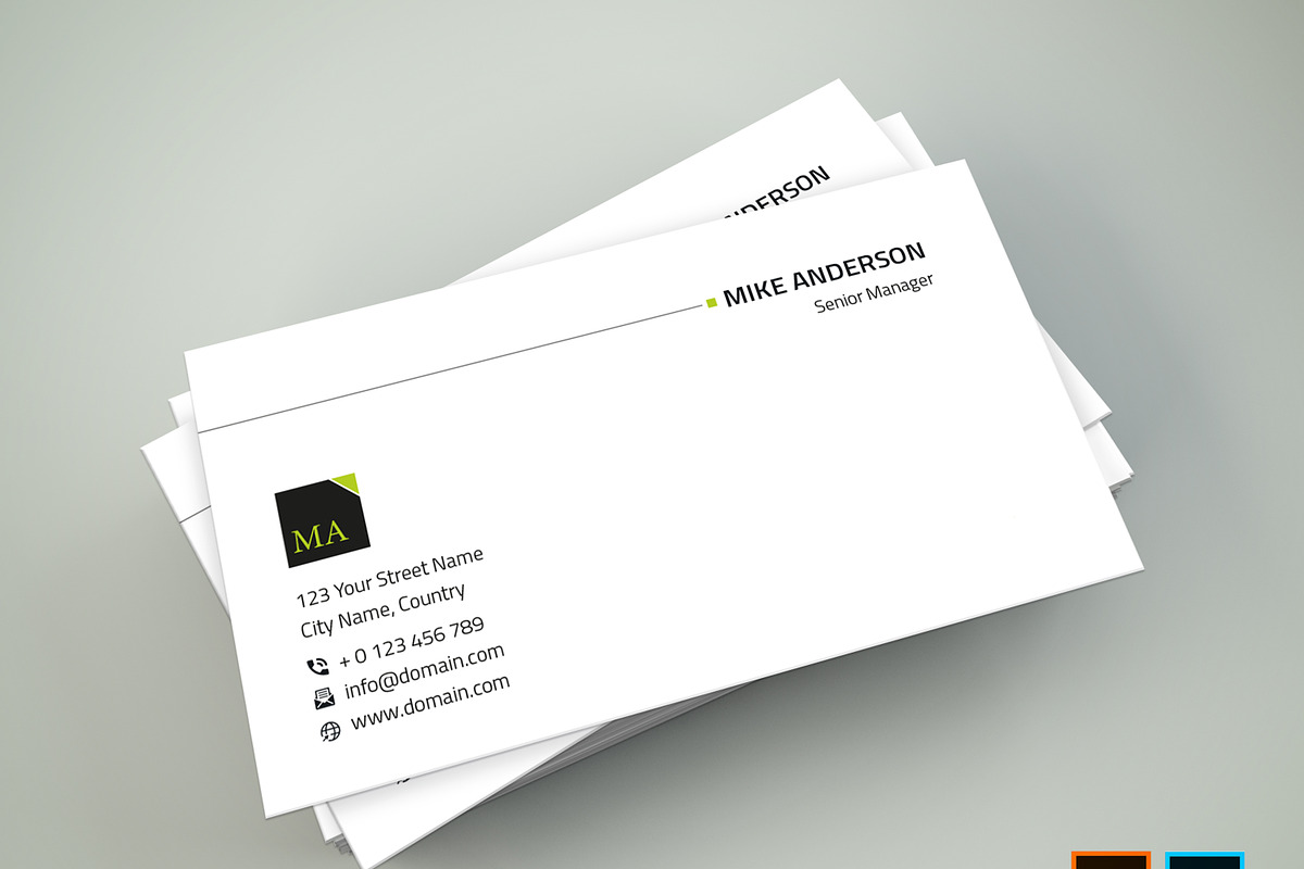 Minimal Business Card, a Business Card Template by designSultan (Photo 1 of 3)