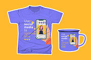Social Media Campaign Smartphone, an Object Graphic by Mangustudio (Thumbnail 2 of 3)