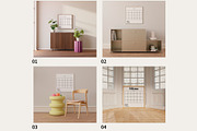 Artwork Frame Mockups Square Ratio, a Household Mockup by Bonumo (Thumbnail 2 of 10)