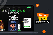 Ai image generator | Ai character ge, an UI Kit Template by Muhammad_Ahmad (Thumbnail 4 of 6)