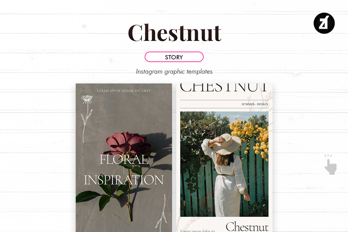 Chestnut social media template, a Social Media Template by Chanut is industries (Photo 6 of 8)