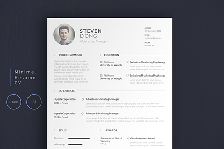 Minimal Resume CV | Simple Edition
