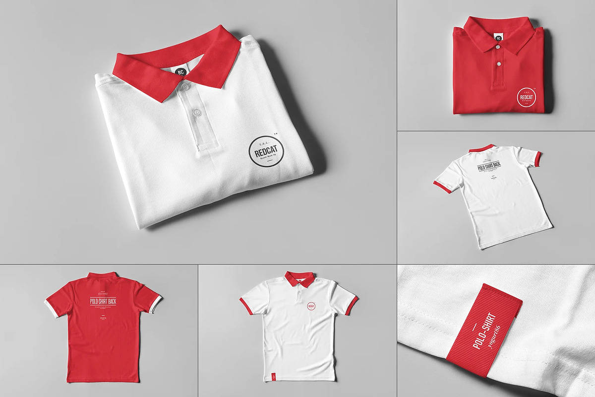 Polo Shirt Mock-up, a Shirt Mockup by zippypixelstudio (Photo 1 of 8)