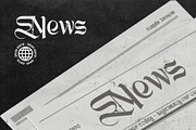 Zerothen - Gothic Display Typeface, a Blackletter Font by Letterara (Thumbnail 3 of 14)