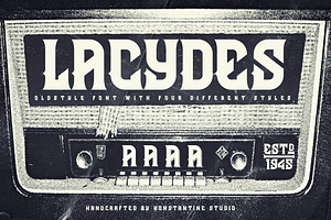 Lacydes Vintage Branding Font