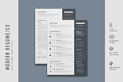 328. Modern Resume Template, a Stationery Template by CreativeRezwan (Thumbnail 3 of 3)