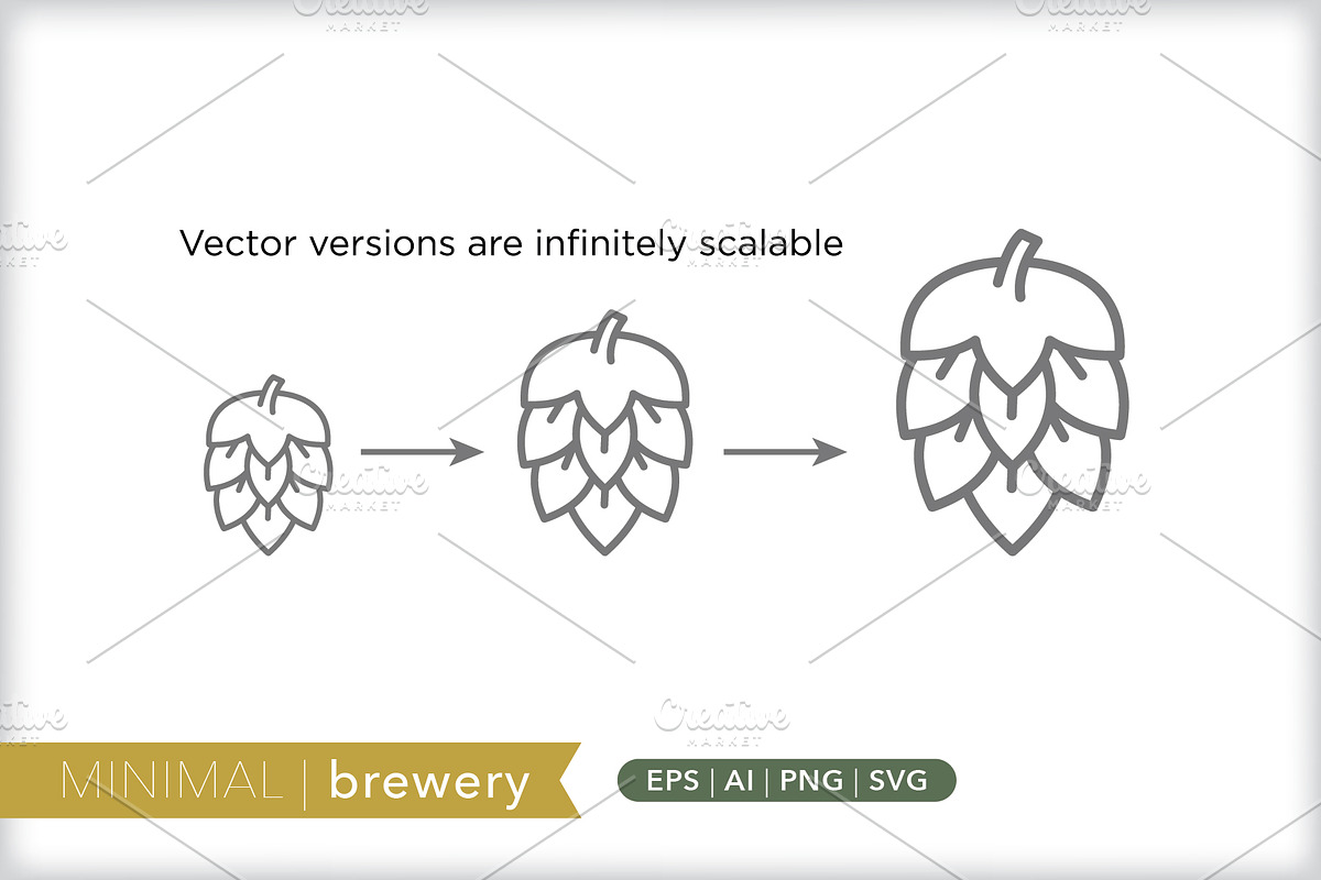 Minimal brewery icons, an Outline Icon by Picture Window (Photo 4 of 5)