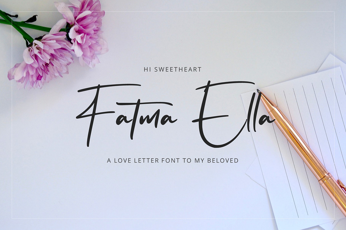 Flavellya - Luxury Signature Font