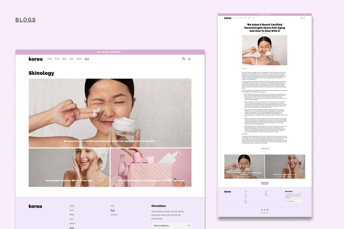 KOREA | Beauty Shopify Theme, a Shopify Template by Studio Mayde (Photo 8 of 9)