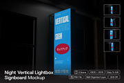 Vertical Lightbox Signboard Mockup, an Advertising Mockup by herutage (Thumbnail 1 of 6)
