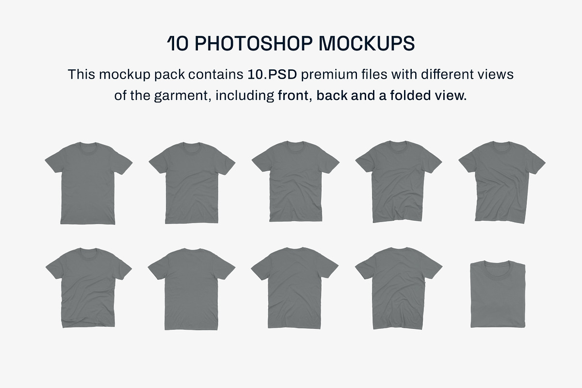 Gildan 64000 T-Shirts Mockups, a Shirt Mockup by GraphicHero (Photo 2 of 9)