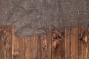 Rustic burlap on a wooden table, a Texture Graphic by Max Lashcheuski (Thumbnail 11 of 12)