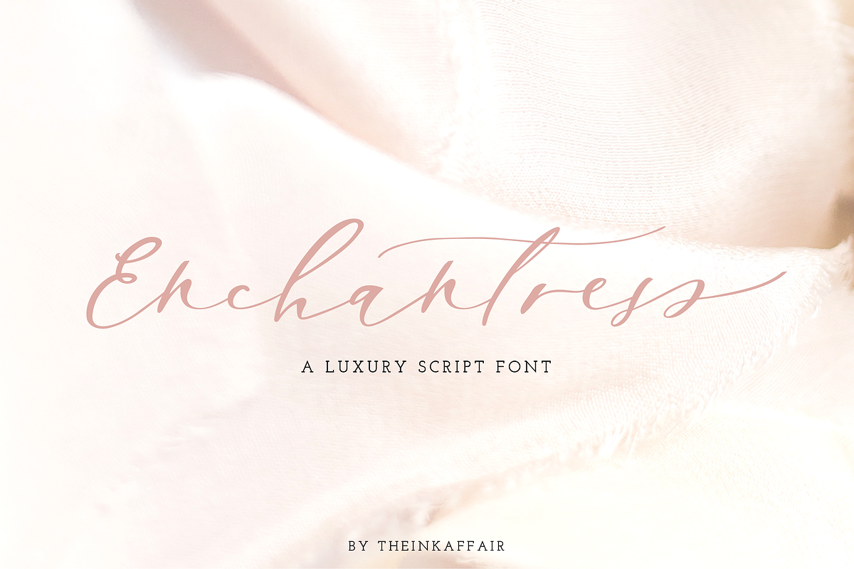 Enchantress | Luxury Script, a Script Font by theinkaffair (Photo 1 of 9)