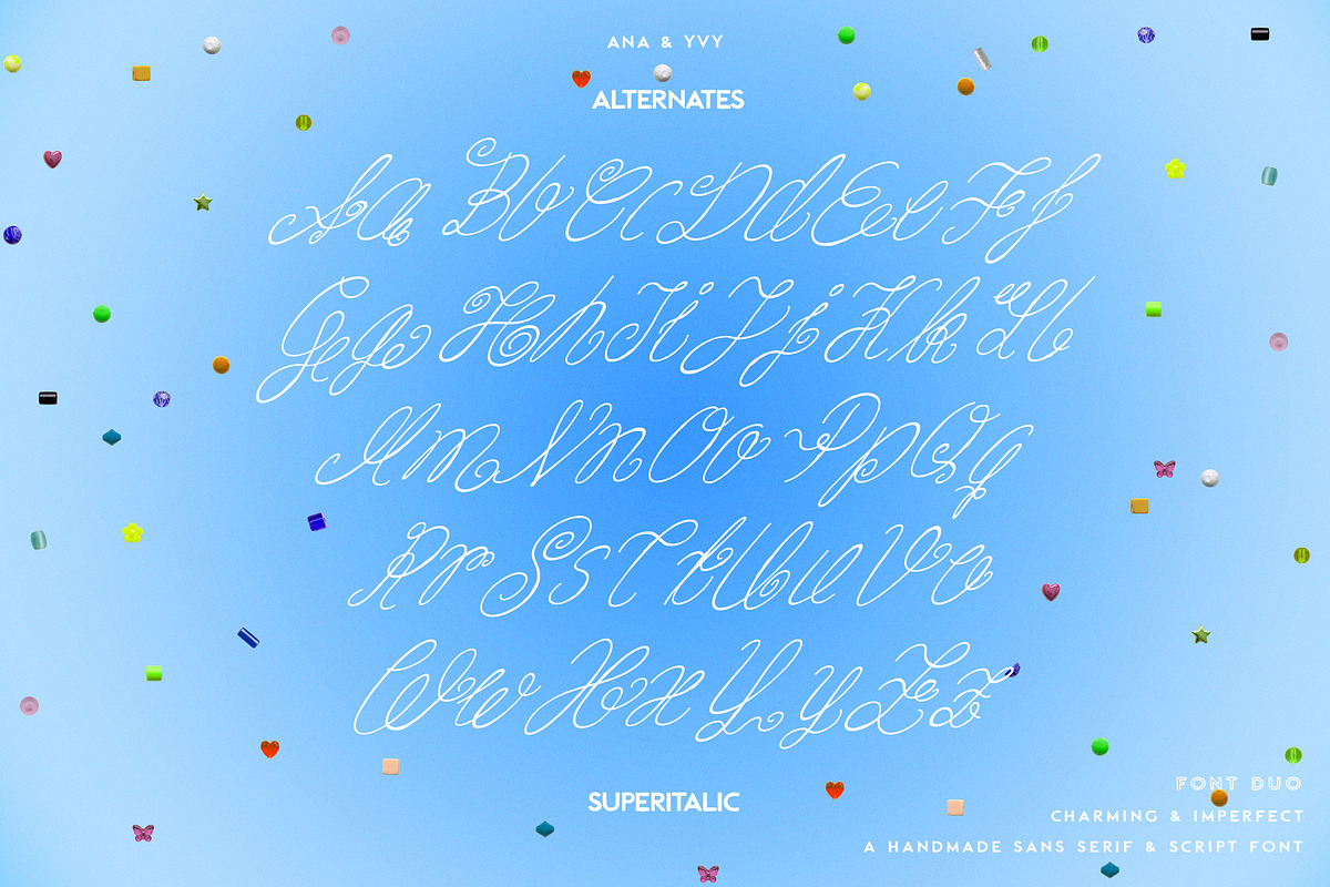 Ruban Soyeux Script & Sans Font Duo, a Handwritten Font by ana & yvy (Photo 28 of 32)