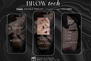 Brow Tech Instagram Video Reels, a Social Media Template by design4social (Thumbnail 1 of 9)