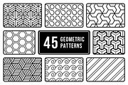 Minimal Geometric Patterns, a Pattern Graphic by Moshpit Studio (Thumbnail 1 of 6)
