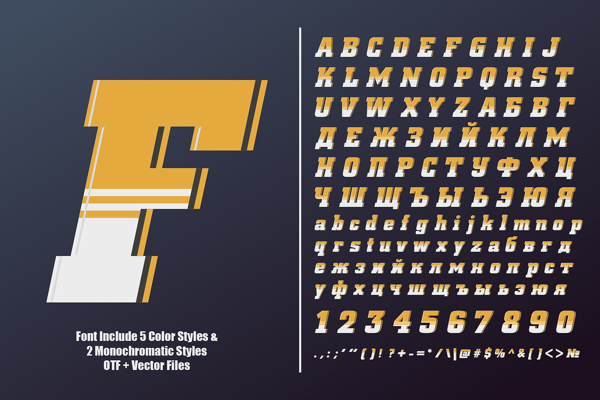 OTF color font - Fargo, a Serif Font by Pixnugget (Photo 4 of 10)
