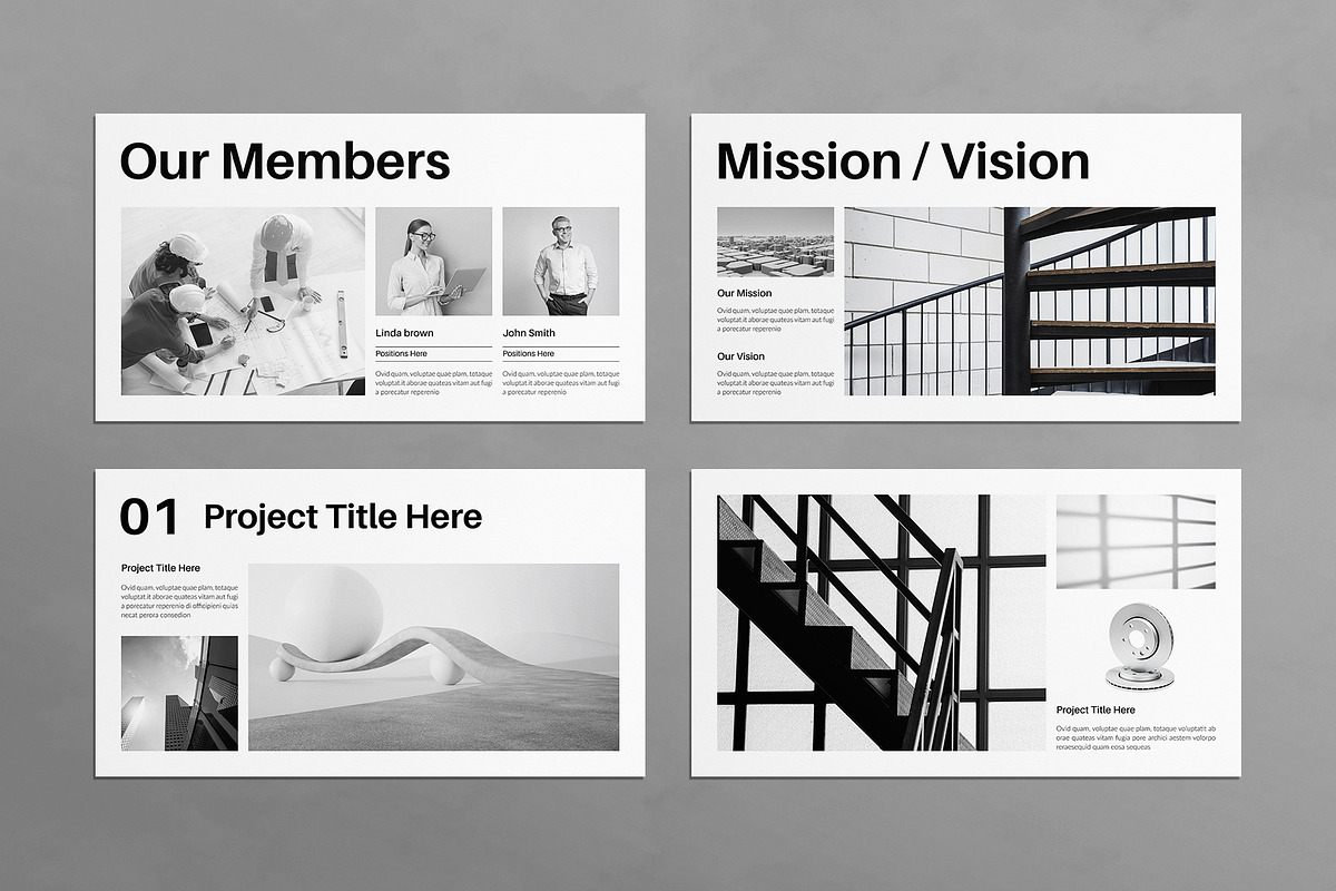 Architecture Portfolio Presentation, a Templates & Theme by E-Type (Photo 3 of 5)